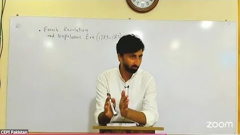 Score 80+ in European History| Strategy,Resources & the French Revolution with Sir Noman Idrees Lect