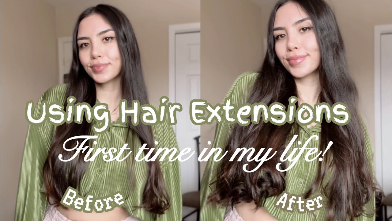I’M TRYING HAIR EXTENSIONS FROM 