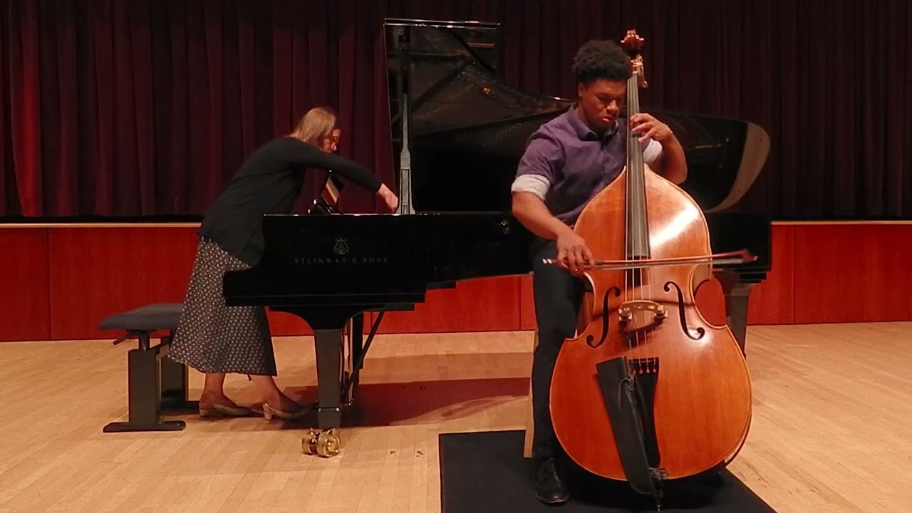 Andrés Martín's Double Bass Concerto No 1, mvt 3; Gavin Hardy