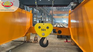 50 ton double girder bridge crane Video