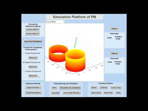 A GUI Software for Automatic Assembly Based on Machine Vision, parallel robot.