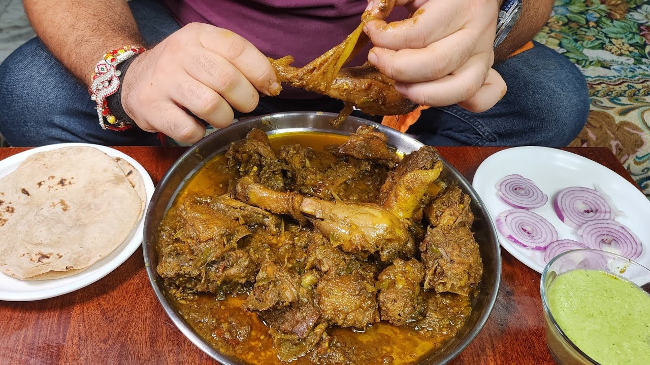 Desi Murga Bhunja Hua | Desi Murga Jharkhand Village Style | Desi Murga Bhunja Recipe