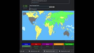 Countries By Languages in 90 Seconds