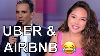 😂 Sebastian Maniscalco Uber \& Airbnb #sebastianmaniscalco #standup #comedyreaction #comedian #react