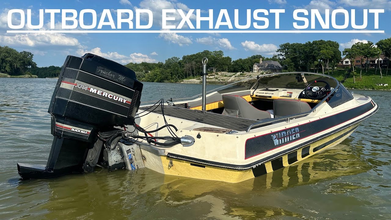 Сборка выхлопной системы для подвесного мотора! (стиль Mercury Offshore)