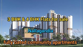3 BHK & 4 BHK flats for sale in Nallagandla Hyderabad || Gated community apartments for sale in Hyd screenshot 4