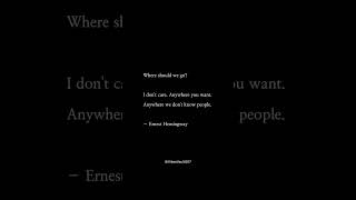 Escape the Ordinary! 🌍✨ | Anywhere You Want, Away from the Known 🗺️ #Wanderlust #Hemingway #shorts