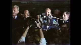Walter Momper Rede Zum Mauerfall Vor Dem Schöneberger Rathaus, 10.11.1989