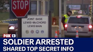 Former JBLM soldier indicted on top secret info scheme