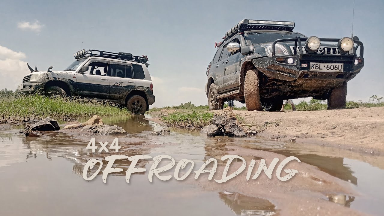 Mitsubishi Pajero iO & Toyota Prado 120 series Kibos Offroading 16th May 2021
