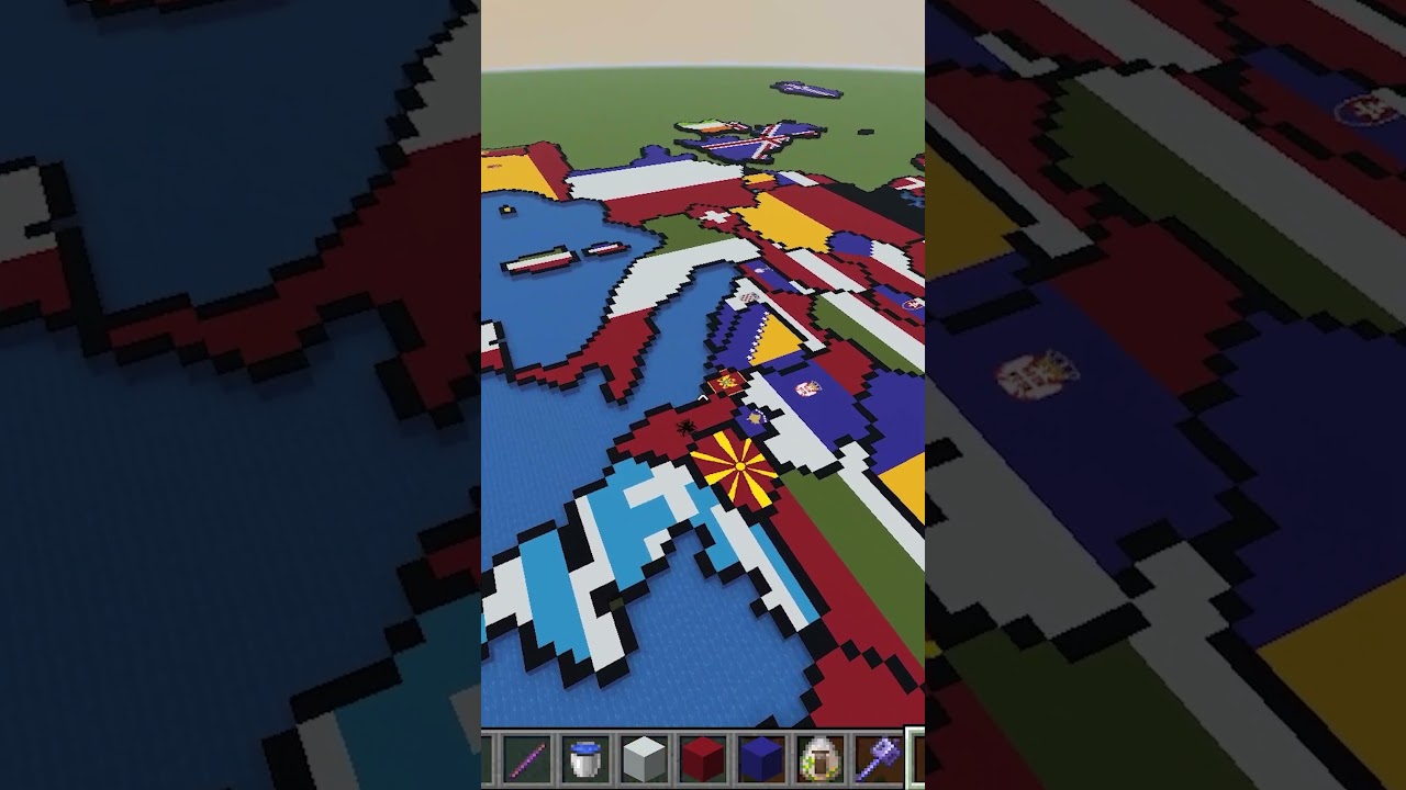 Minecraftowa mapa świata odchodzi na przerwę... #minecraft #shorts