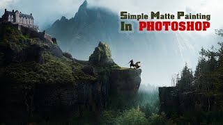 How To Make Simple Matte Painting in Photoshop ! Battle on the mountain ! like the Hobbit movie