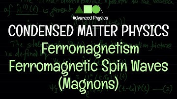 Condensed Matter Physics - Spin Waves : Classical Derivation of Magnon Dispersion Relation