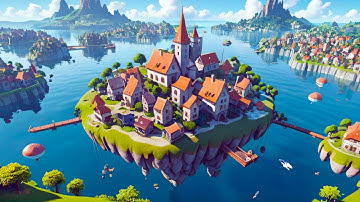 Blender with Stable Diffusion XL Tutorial - Dreamy town