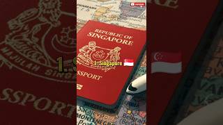 Top 10 most powerful passport in the world 2023 #passport #world #country #short