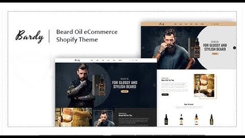 Bardy - Beard Oil Shopify Theme | Themeforest Templates