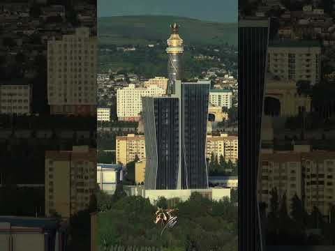 Новый Красивый Отель и Площадь Независимости в Душанбе Таджикистан 2023