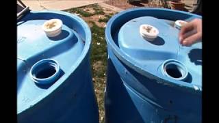 55 Gallon Water Storage Barrel Cleaning/Sanitation|the_survival_game