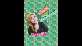 Tutorial Krudung Segi4 Kepang Samping