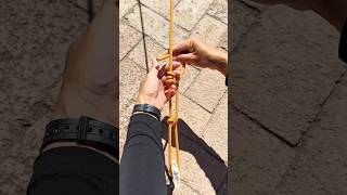 Easy Adjustable Tent Knot #survival #knottying #rescue #climbing #knot