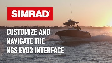 Customizing and Navigating Around NSS Evo3 Interface | Simrad