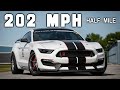 1600r twin turbo gt350r 202 mph halfmile run