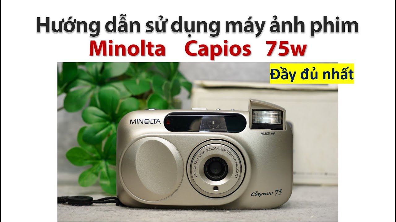 Minolta Capios 75 Film Camera User Manual | Minolta Capios 25