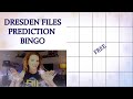 Dresden files prediction bingo  contains spoilers  booktube  the nerdy narrative