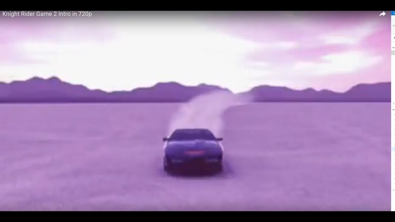 🚔 Knight Rider Game 2 Intro in 720p YouTube