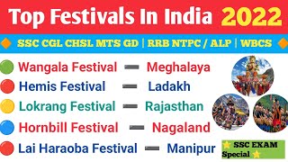 | Important Festivals In India 2022 | Famous Festivals In India 2022 | Current Affairs 2022 | SSC