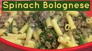 Quick & Easy Spinach Bolognese Recipe - Chef Dom's One of a Kind Creation