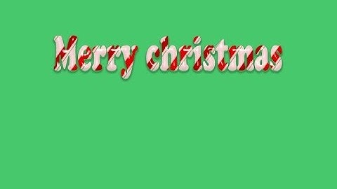 candy cane text effect