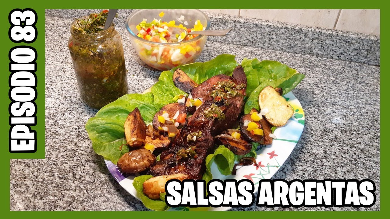 CHIMICHURRI, Y SALSA CRIOLLA, LAS SALSAS MAS ARGENTAS QUE VAS A ENCONTRAR EN UN ASADO ARGENTINO