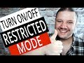 How To Turn On / Off Restricted Mode in NEW YouTube Studio [NEW METHOD]