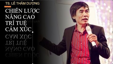 TRÍ TUỆ CẢM XÚC - QUYẾT ĐỊNH THÀNH CÔNG | 02. CHIẾN LƯỢC NÂNG CAO TRÍ TUỆ CẢM XÚC | TS LÊ THẨM DƯƠNG