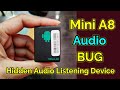 Mini A8 Audio BUG Device | Hidden Audio Listening Device