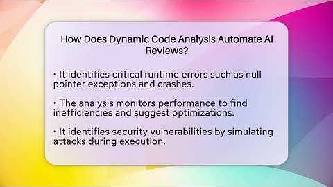 How Does Dynamic Code Analysis Automate AI Reviews? - Learning To Code With AI