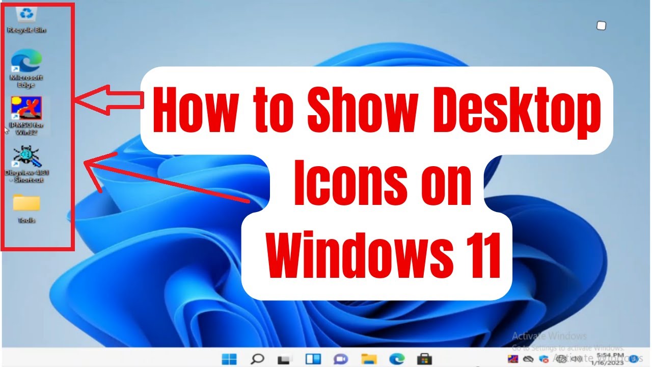 how-to-show-desktop-icons-on-windows-11-how-to-unhide-desktop-icon-on