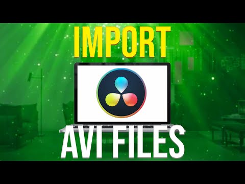 How to Import AVI Files into Davinci Resolve