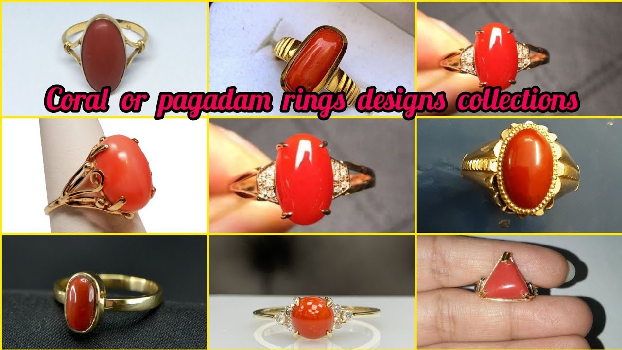 Ox Blood Coral Ring – MoshiGems