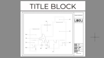 Add a Plan to a Titleblock - AutoCAD for Beginners