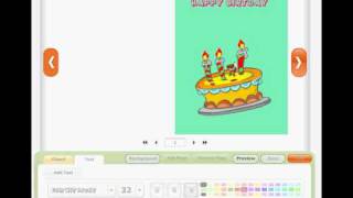 Online Animated Greeting Card application screenshot 2