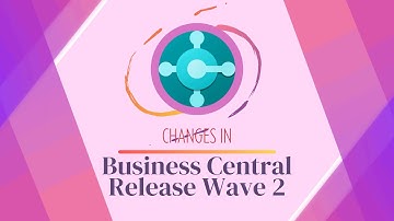 Changes in Business Central New Release 2022 Wave 2 (Part 1)