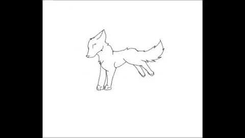 Wolf run Cycle (test first aniamtion )