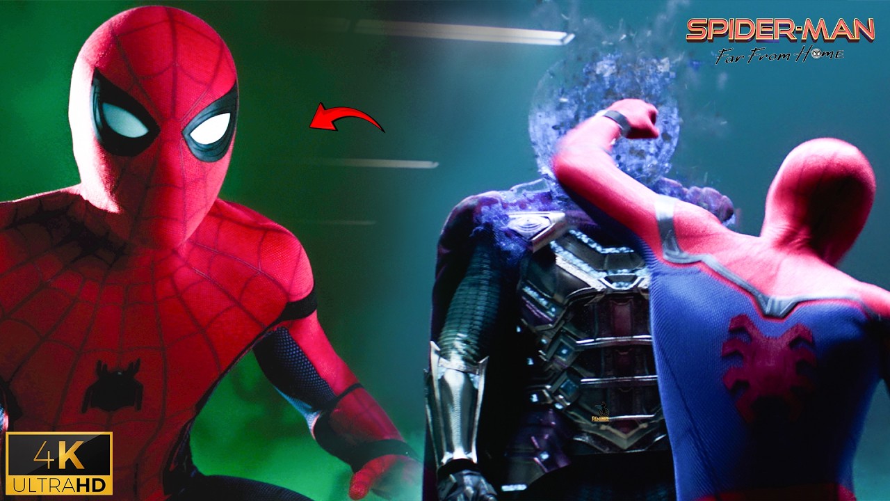 Spider-Man’s First Fight with Mysterio - Illusion Trap Scene - YouTube