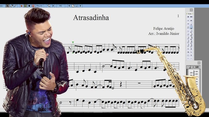 Jogo do Amor - Mc Bruninho - Partitura para Saxofone Alto (Eb)