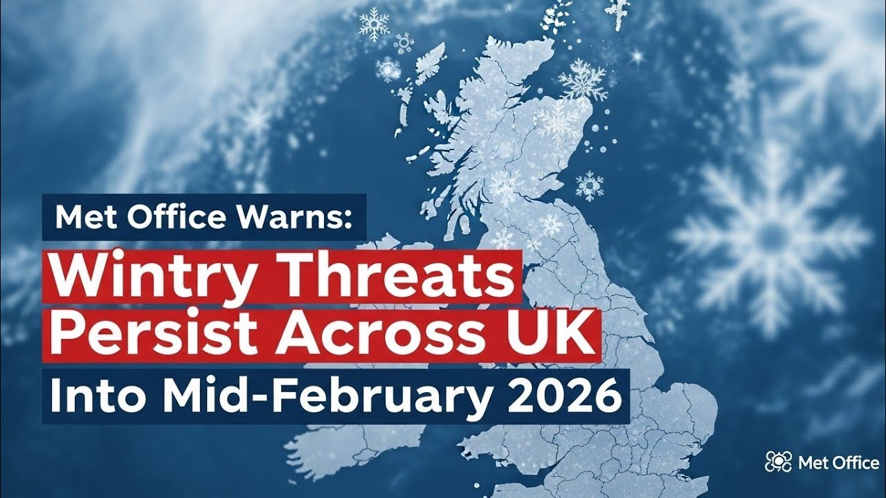 Met Office Warns: Wintry Threats Persist Across UK Into Mid-February