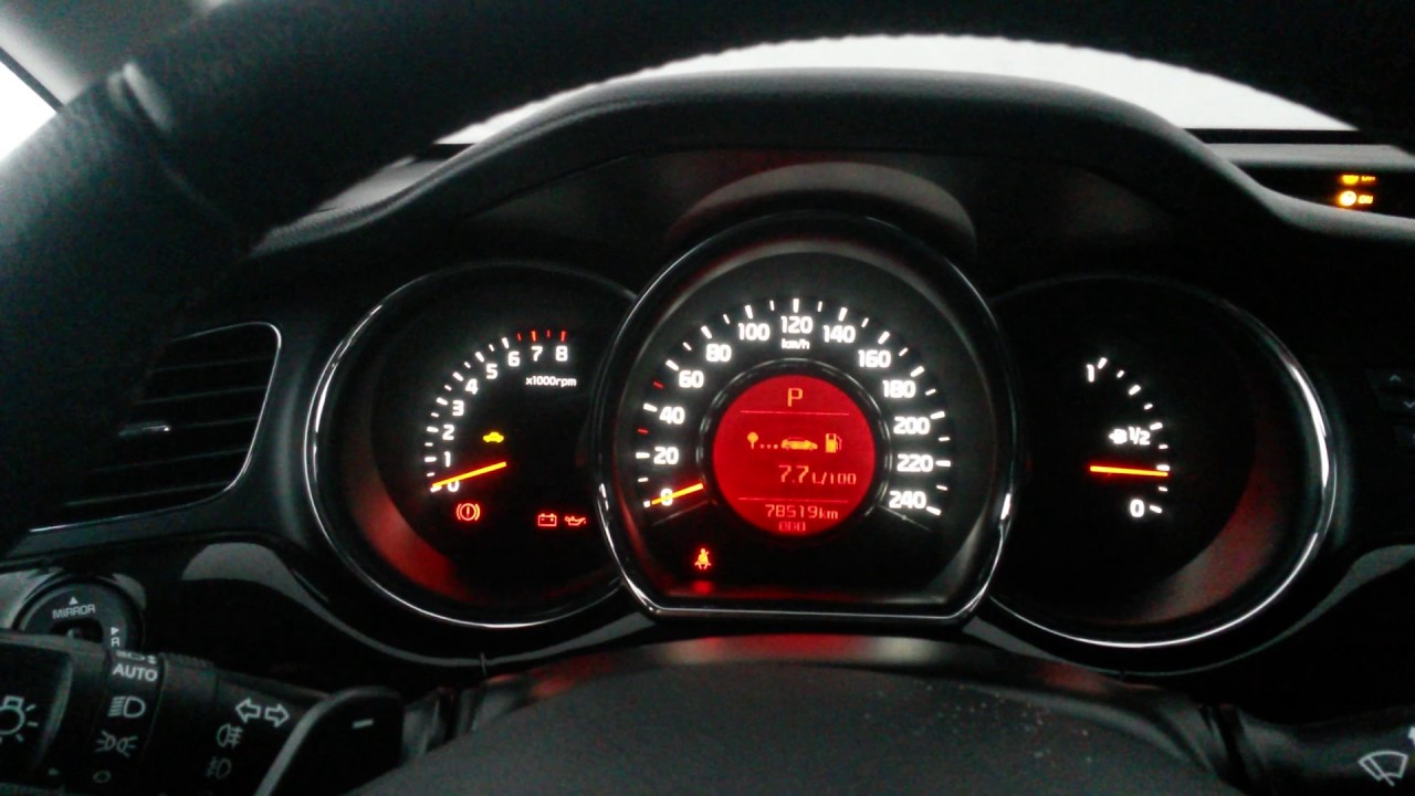 Спидометр kia ceed