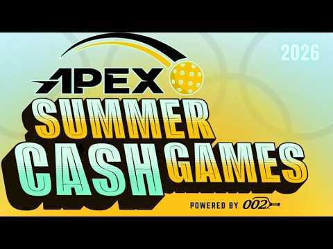 GRANDSTAND COURT | MEN'S DOUBLES 5.0 | APEX SUMMER CASH GAMES POWERED BY 002 PICKLEBALL 2ND STREAM