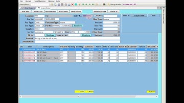 MYCOM SYSTEMS, INVENTORY V1.7 Approving PO & Creating GRN